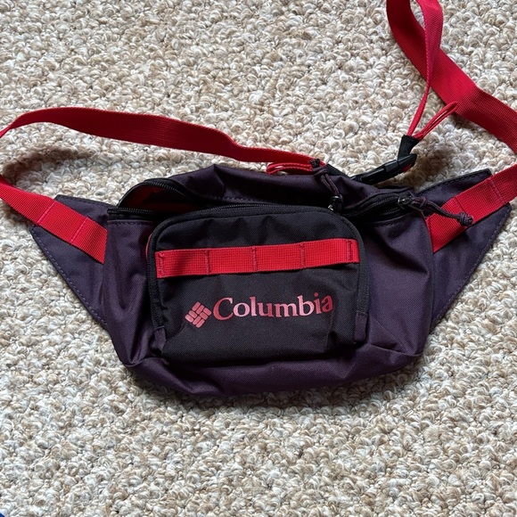 Columbia Other - Columbia Black, Red, and Purple Belt Bag​